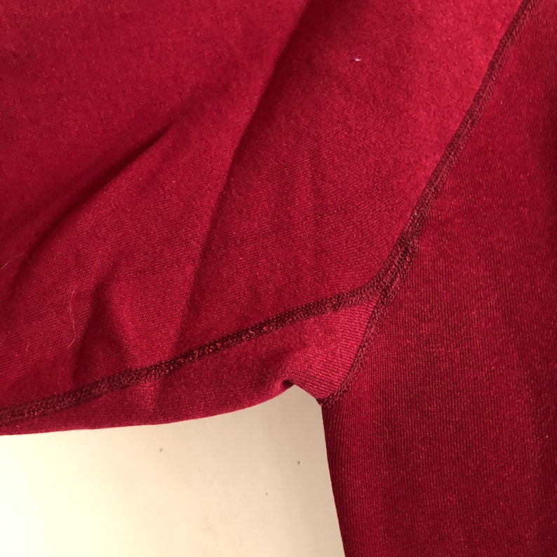 Vintage Sierra Stallions varsity raglan burgundy sweatshirt Made in usa image 8