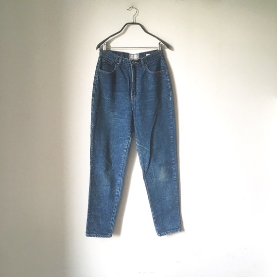 Vintage 80s BONJOUR Acid Wash Denim Mom 