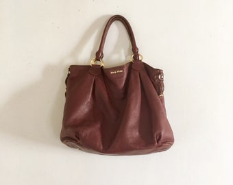 Miu Miu, Bags, Miu Miu Vintage Large Boho Shoulder Bag By Prada Rare