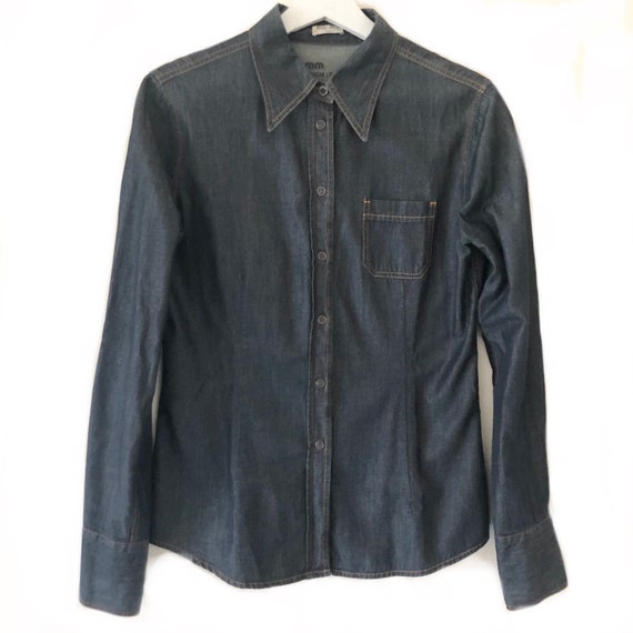 珍しい  00s miumiu long sleeve shirt トップス