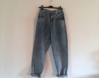 Vintage 80s French Baggy Acid Wash 