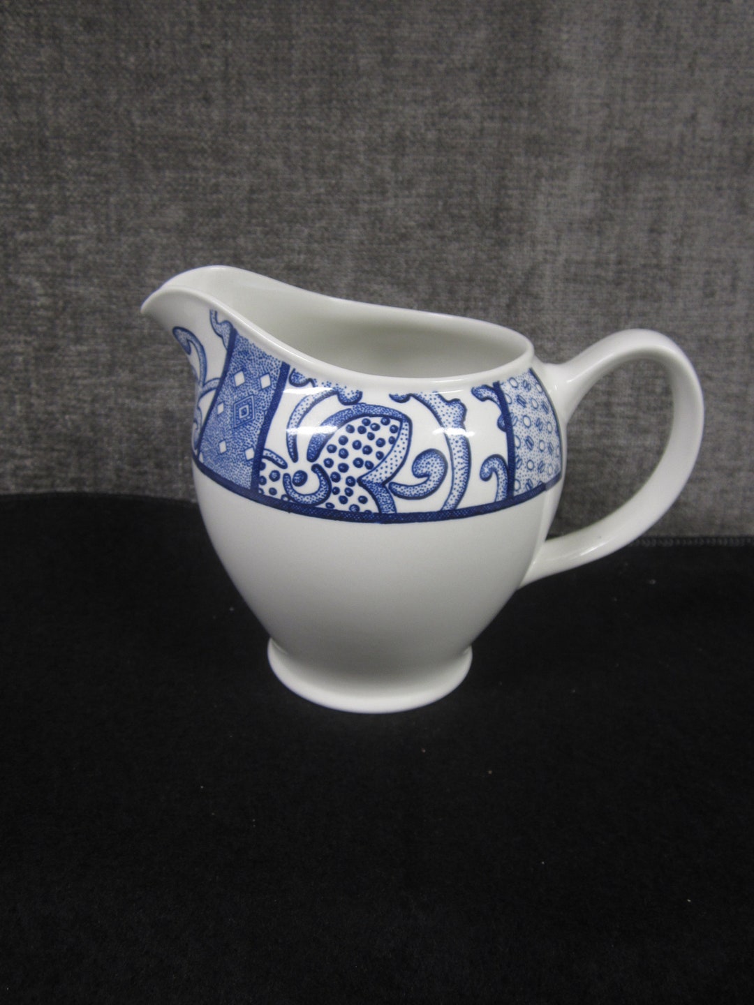 Vintage Jug Habitat Blueprint 1980s Made in England Large Etsy