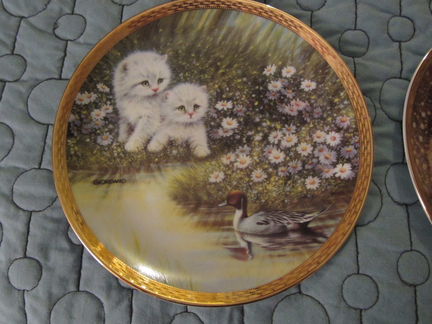 Collector Plates Cats by Giordano Set of 4 Limited Edition Etsy
