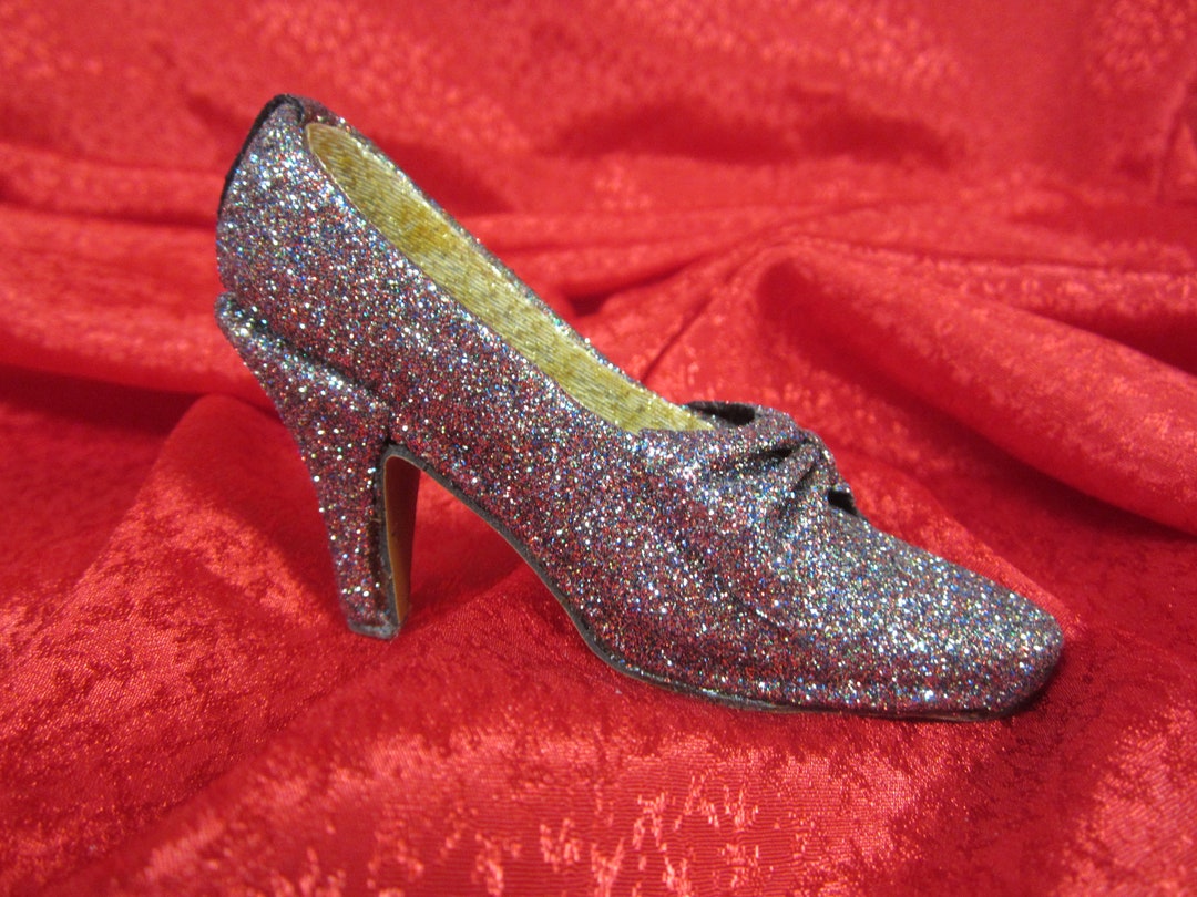 Shoe Figurine Sparkly Shoe Bedazzled 1999 4 Inches Long - Etsy