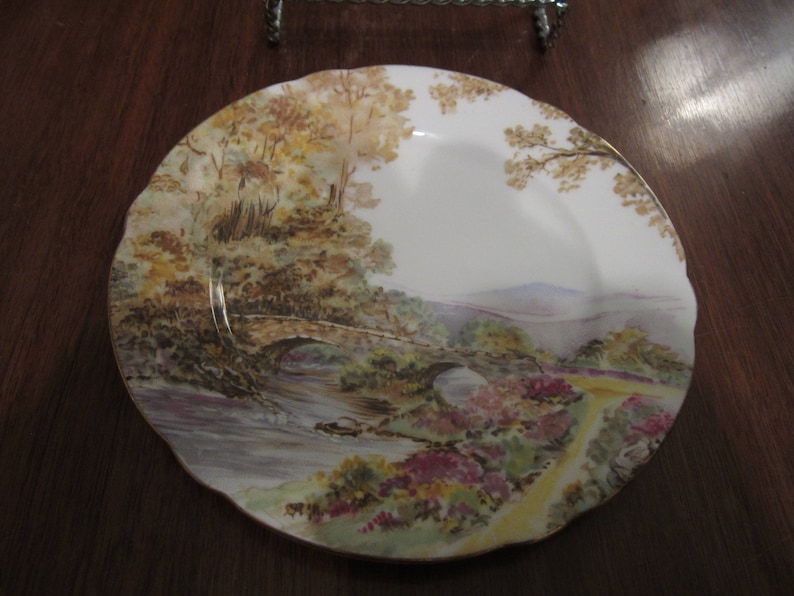 Mailed from Canada SHELLEY HEATHER 1 x bread and butter plate