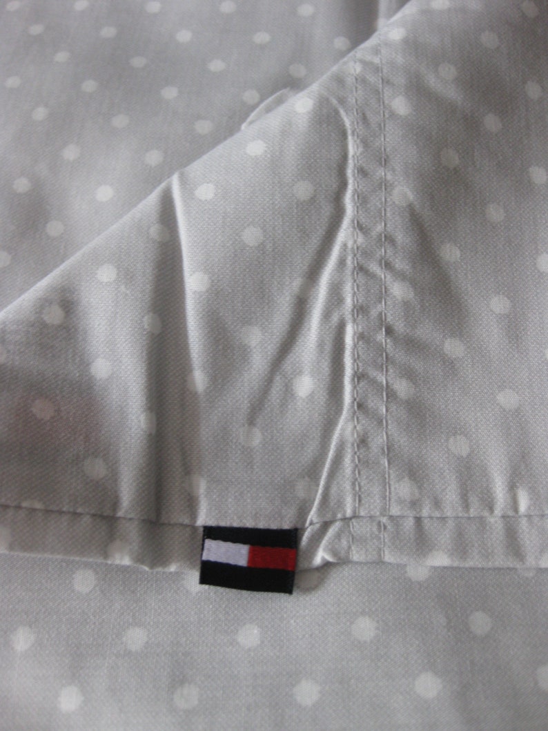 Tommy Hilfiger Pair Of Pillow Cases Pale Grey Background Etsy