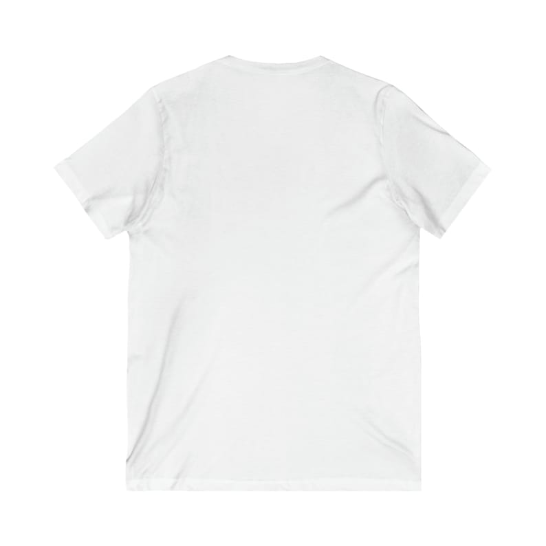 Camiseta unisex de manga corta con cuello en V y flores de acuarela del estado de Carolina del Norte imagen 2