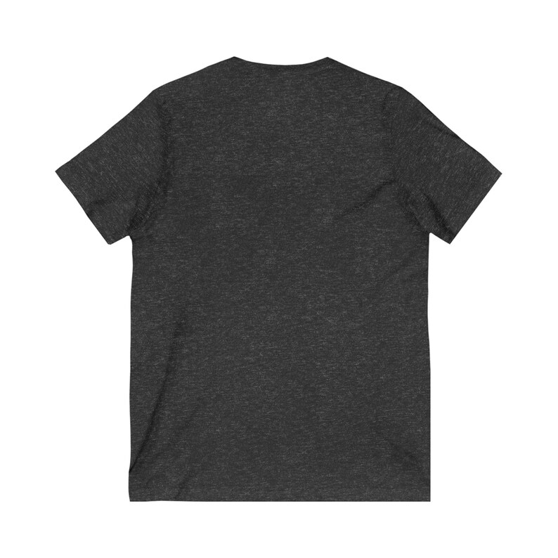 Camiseta unisex de manga corta con cuello en V y flores de acuarela del estado de Carolina del Norte imagen 6