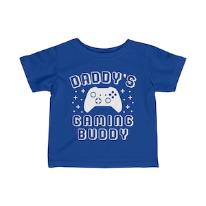 Daddy&#39;s Gaming Buddy Infant Short Sleeve Unisex Tee