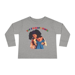 The Big Comfy Couch Retro TV Loonette and Molly Say Hi Toddler Long Sleeve Tee