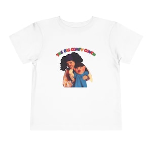 The Big Comfy Couch Retro TV Loonette and Molly Say Hi Unisex Toddler Short Sleeve Tee