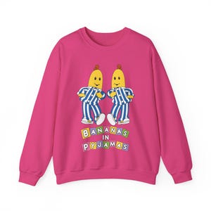 Bananas in Pyjamas Australian Retro TV Show Unisex Crewneck Sweatshirt