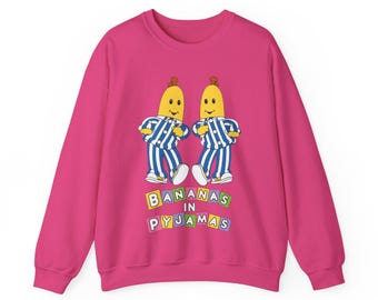 Bananer i pyjamas Australiensisk retro-TV-serie Unisex-tröja med rund hals