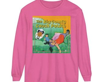 Das große bequeme Couch Potato Retro TV Unisex Kurzarm-T-Shirt