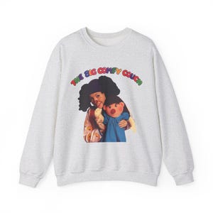 The Big Comfy Couch Retro TV Loonette and Molly Say Hi Unisex Crewneck Sweatshirt