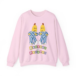 Bananas in Pajamas American Retro TV Show Unisex Crewneck Sweatshirt