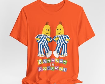 Bananas in Pajamas American Retro TV Show Unisex Short