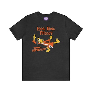 Hong Kong Phooey Number One Super Guy Karate Chop Retro TV Show Unisex Short Sleeve Tee