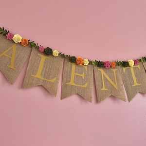 Baby Shower Banner, Floral Baby Shower, Paper Flowers, Burlap, Party Banner, Hello Baby, Personalized baby banner, Summer Baby shower floral