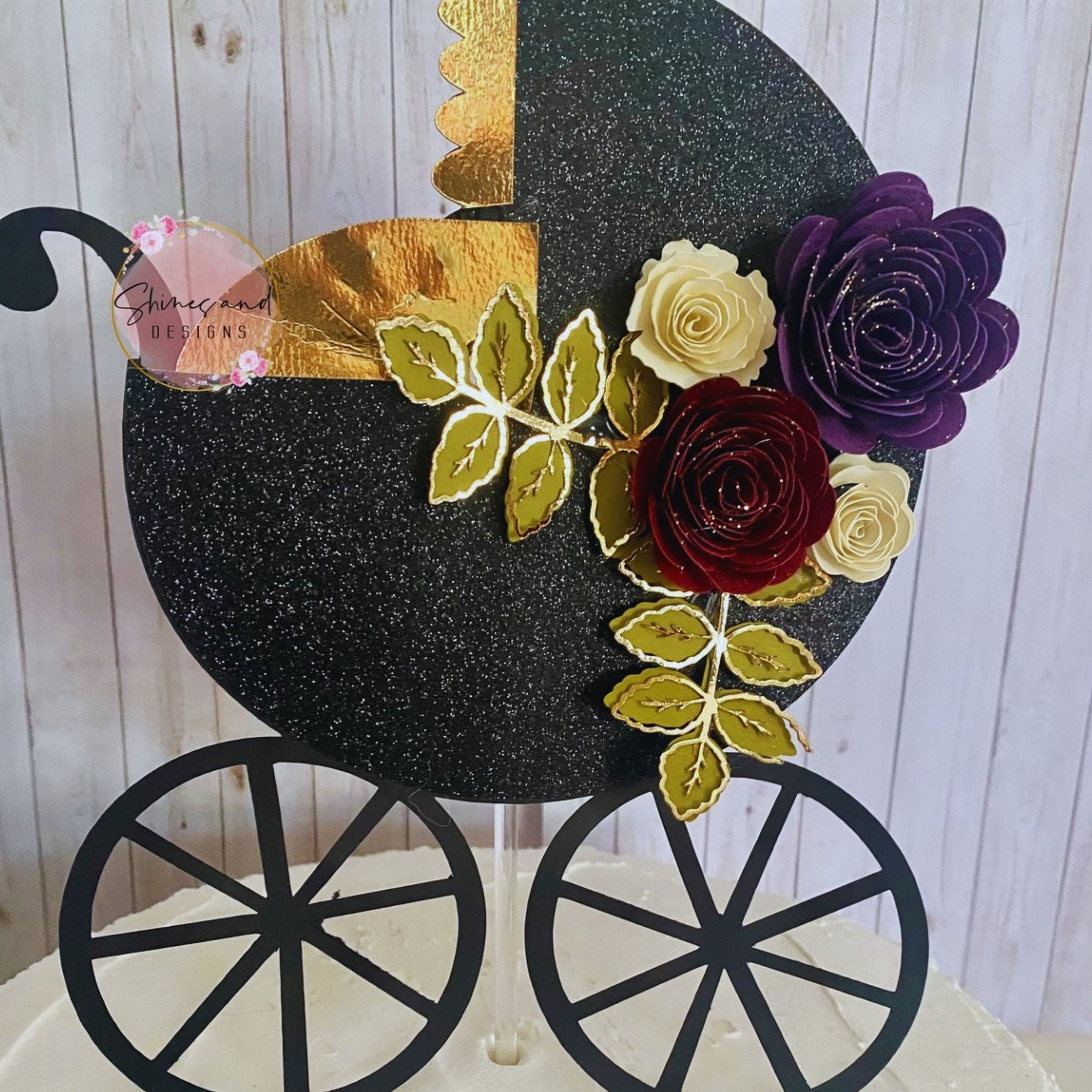 Baby Shower Cake Topper Fall Baby Shower Decor Fall Baby Shower Cake Topper Halloween Baby Shower Cake Topper Floral Cake
