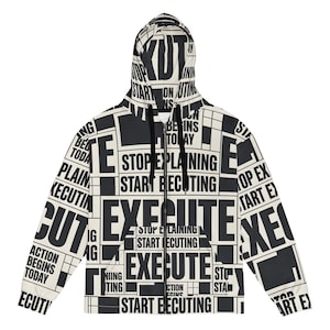 EXECUTE — Brutalist Action Hoodie