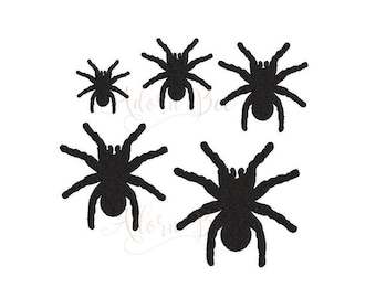 Spider Embroidery Design - 5 Sizes - Mini Insect Halloween - st exp hus jef pec pes shv vip vp3 xxx - Instant Download