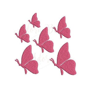 Mini Butterfly Embroidery Design - 6 Sizes - Insect Moth - dst exp hus jef pec pes sew shv vip vp3 xxx - Instant Download- Instant Download