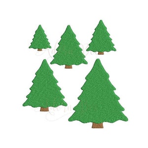 Julgransbroderidesign - 5 storlekar - Mini vintertall - dst exp hus jef pec pes shv vip vp3 xxx - Direkt nedladdning
