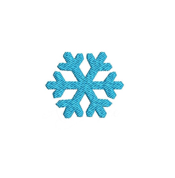 Mini Snowflake Embroidery Design 5 Sizes Winter Christmas Holiday Ice Dst  Exp Hus Jef Pec Pes Sew Shv Vip Vp3 Xxx Instant Download 