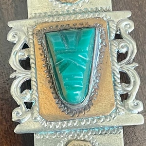TAXCO Mexiko 925 Sterling Onyx Mayan AZTEK Geldklammer
