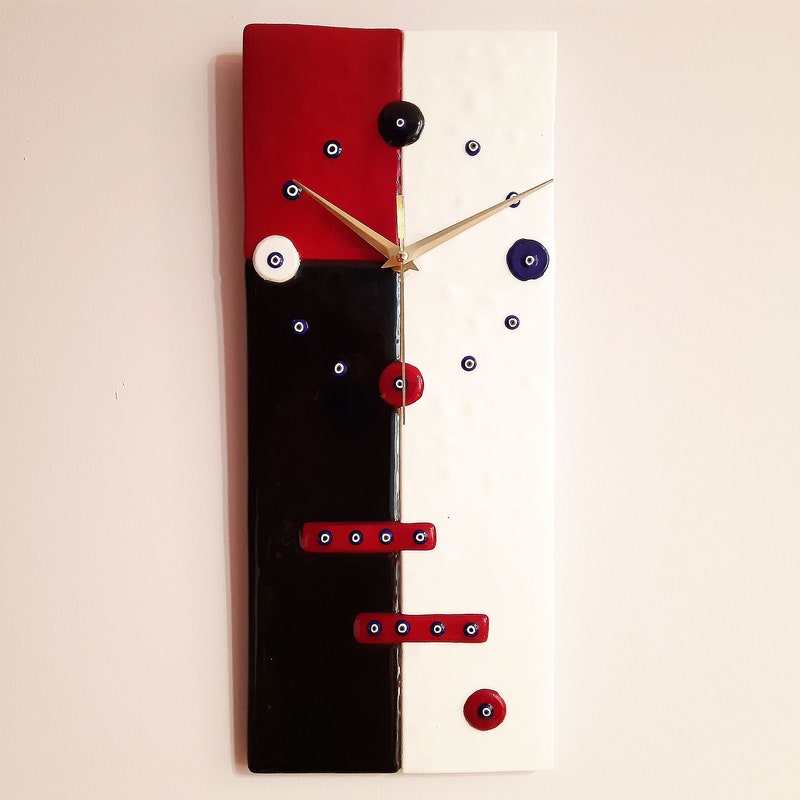 Glass Clock - Etsy