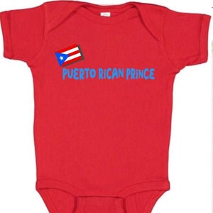 Puerto Rican Prince, Little one, baby shower gift, Pregnancy announcement, gift for family, friends