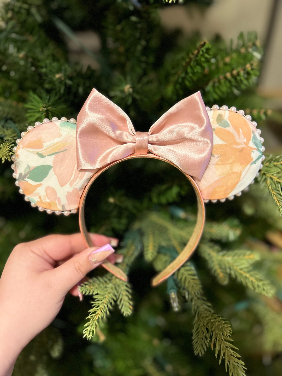 Spring Ears Spring Daydream Mouse Ears | Floral Mouse Ears - Etsy