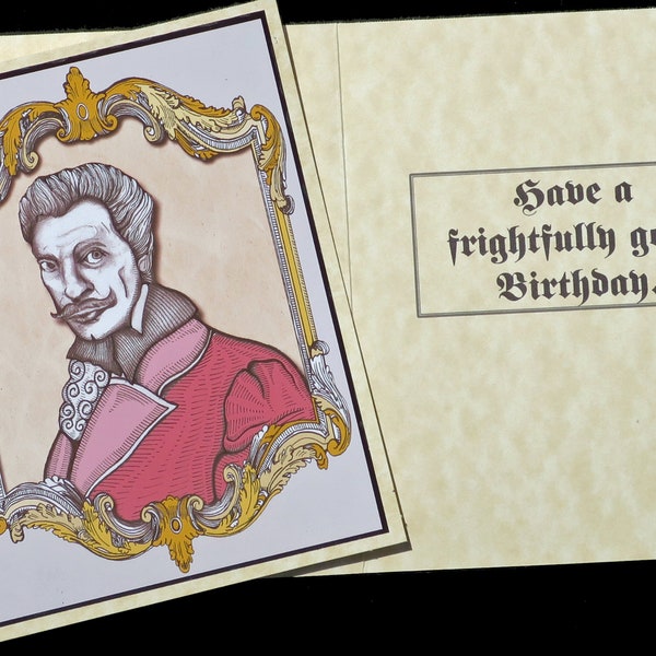 Vincent Price Birthday Card "Have a frighteningly good Birthday"