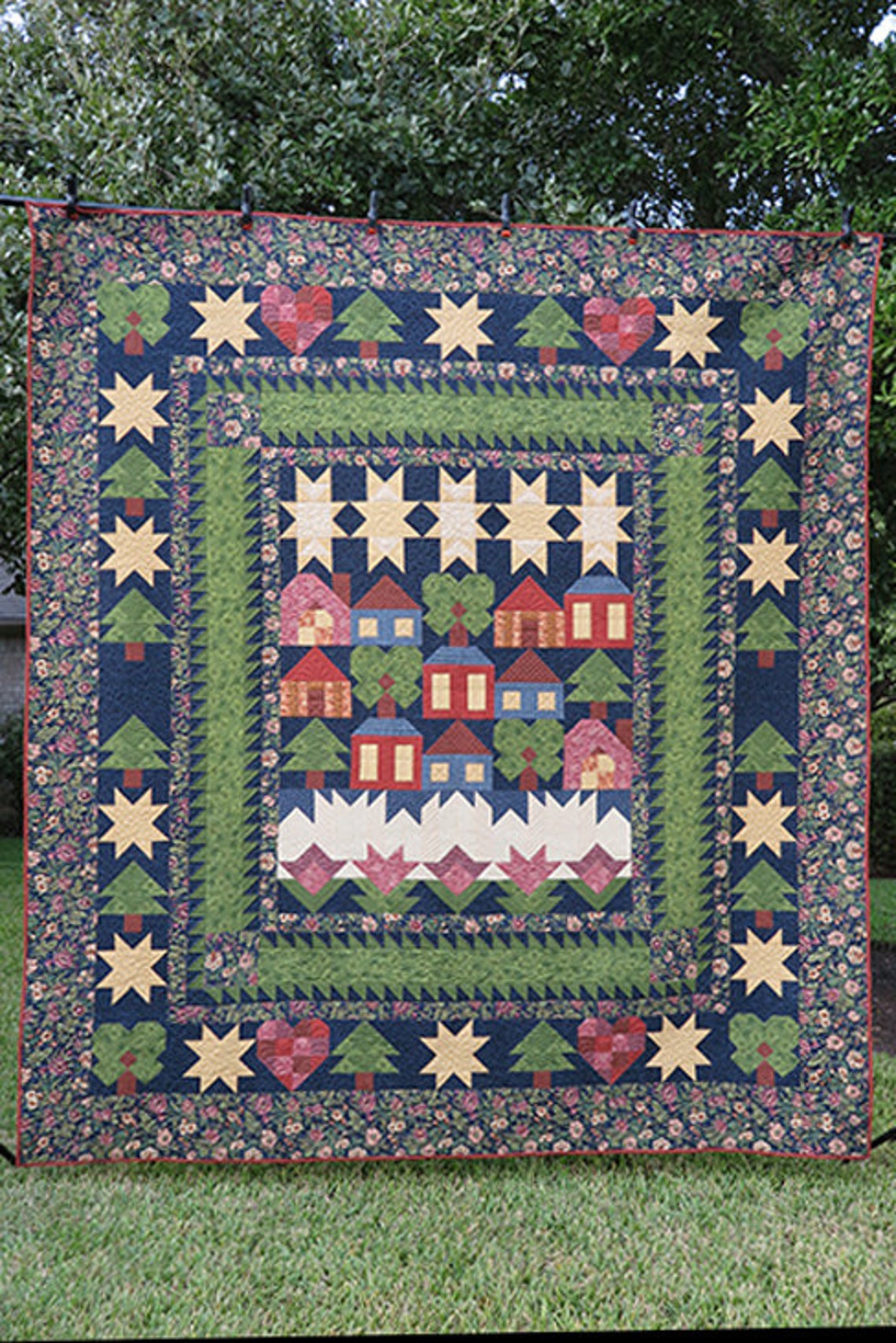 Thimbleberries Village Green Quilt Etsy