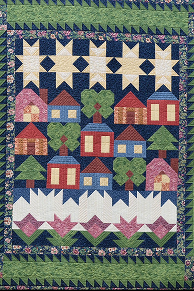 Thimbleberries Village Green Quilt Etsy