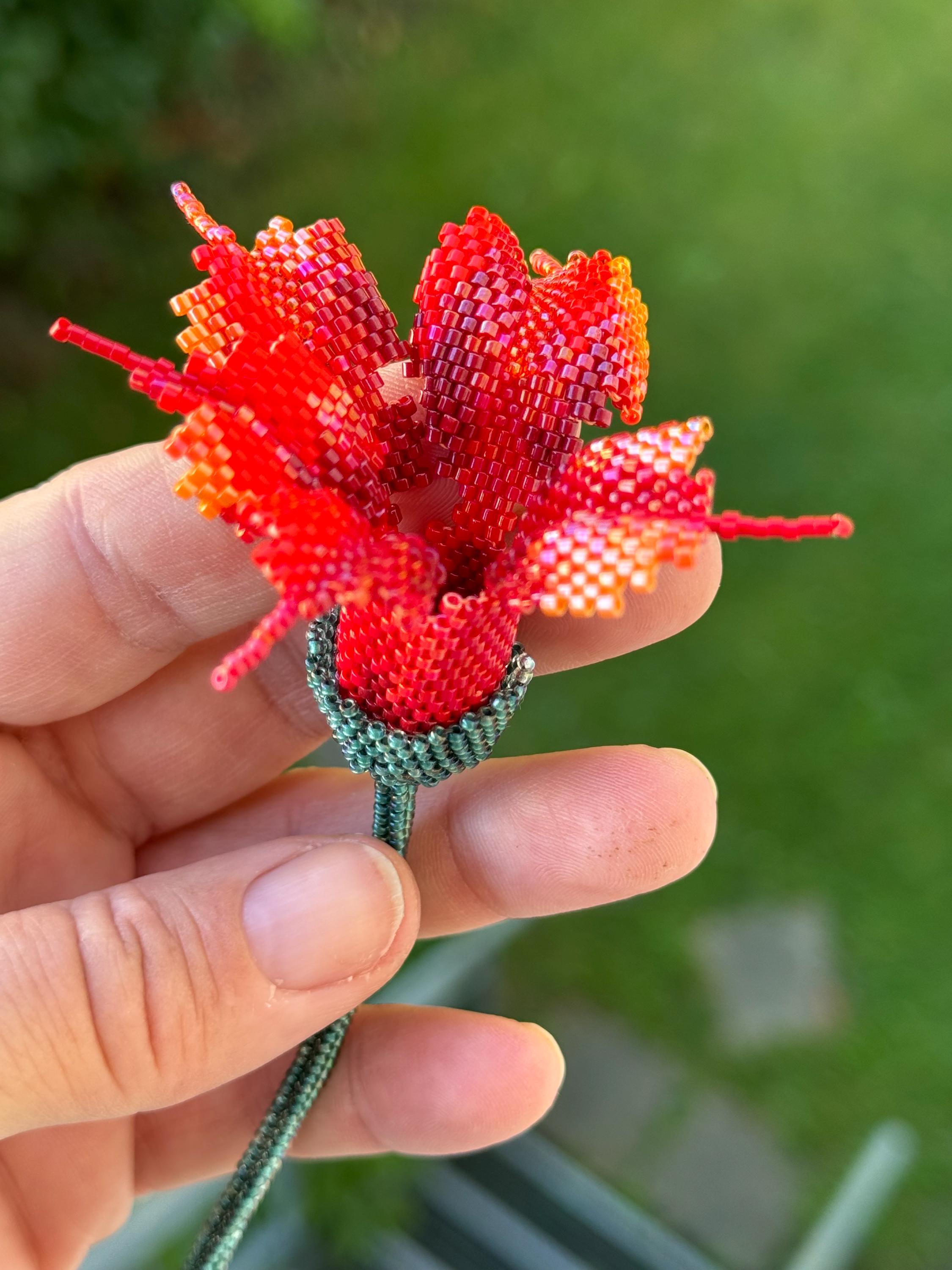 Tutorial "Scarlet Flower"