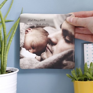Erster Vatertag Fotodruck - erste Vatertag Geschenk - Foto für Papa - Fotografie Druck für Papa - Druck für Papa - 1. Vatertag