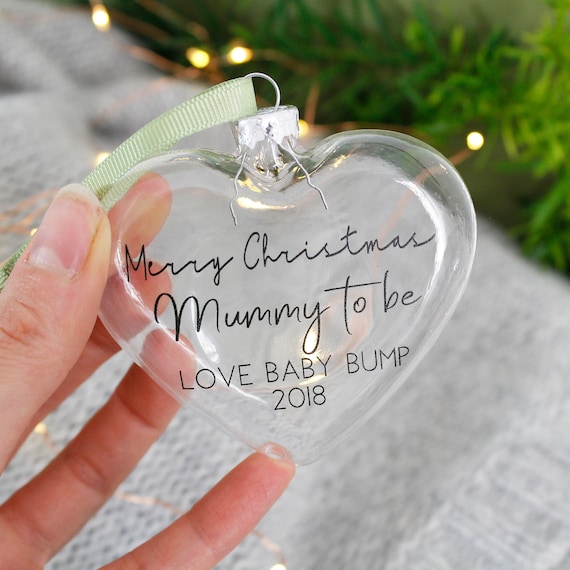 mum to be christmas bauble