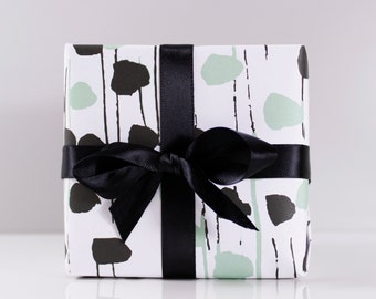 Dot And Stripe Recycled Wrapping Paper