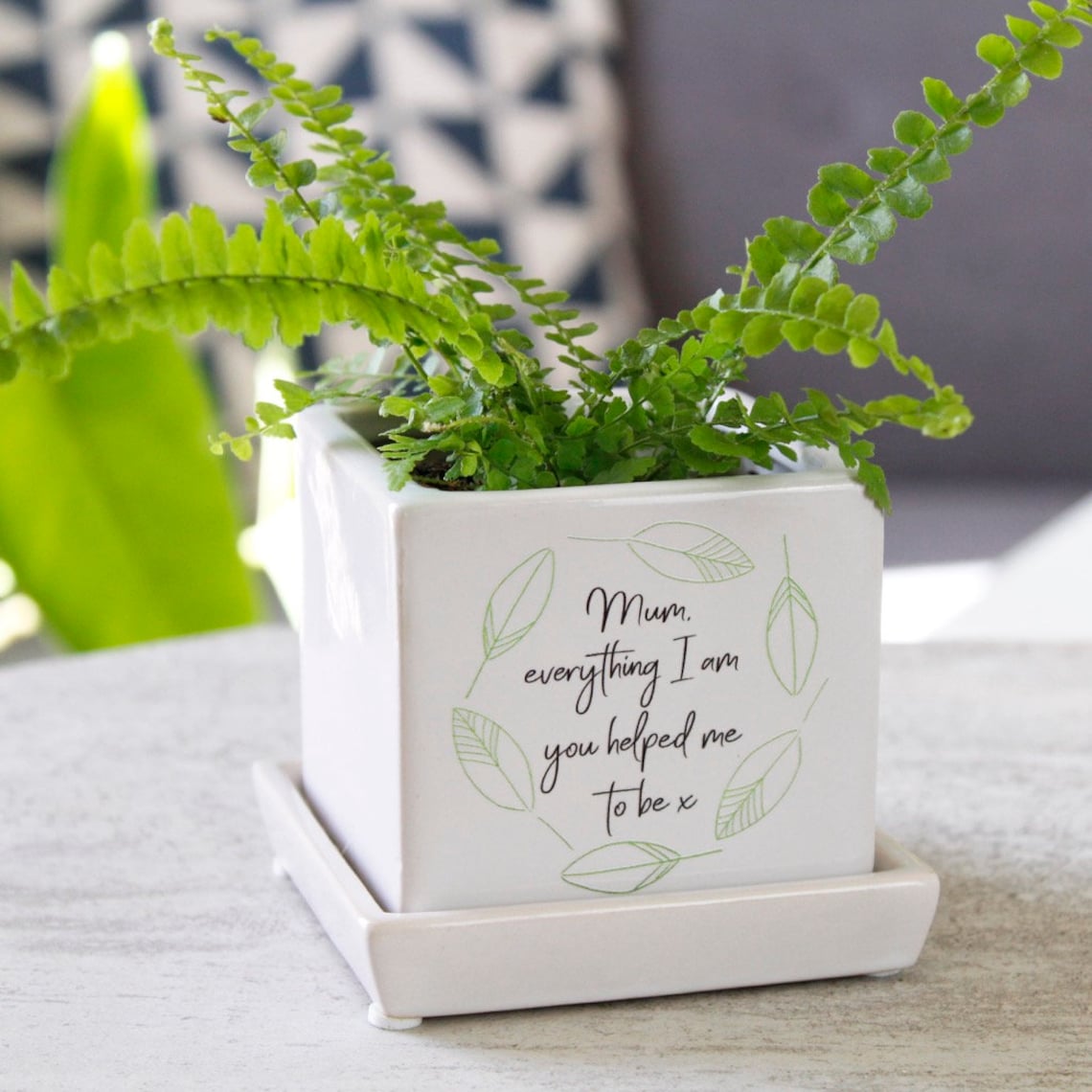 Mum Quote Plant Pot Everything I am pot Succulent Pot Etsy