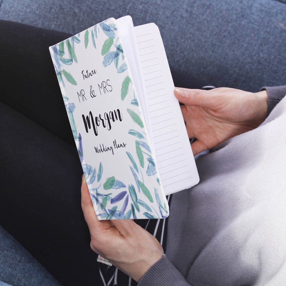 She Said Yes Notebook Gift - Mr and Mrs to Be Engagement Notebook Gift ...