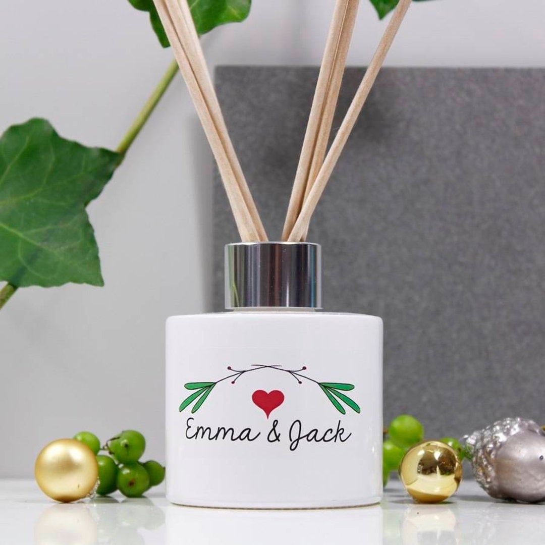 Christmas Reed Diffuser Couples Christmas Reed Diffuser Gift Etsy