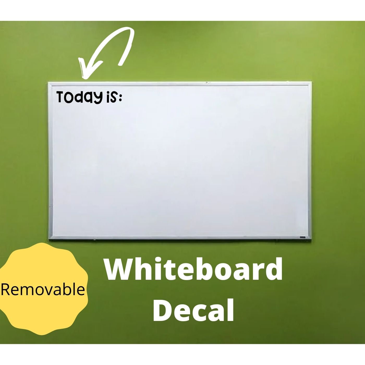 Today Iswhiteboard Decal Etsy