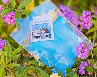 Herbal Dream Pillows, inspire, creative dreaming, restful sleep, sachet, organic herbs, relax, shower gift