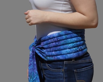 SPECIAL PRICE Large Flaxseed COLD Hot Wrap: Lavender or Unscented, Back Neck Shoulder Pain Relief