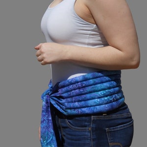 Large Lavender Flaxseed Heat Wrap: Aromatherapy Neck & Shoulder Pain Relief