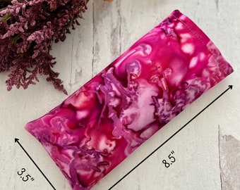 Washable Cotton Batik Eye Pillow COVER only (No Pillow)