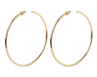 Ultimate Hoop Earrings, 14k Gold Silver Hoops Earring, Gold Hoops Earrings, Big Hoop Set, Womens Earrings, Gift for Her, Gift for Loved Ones