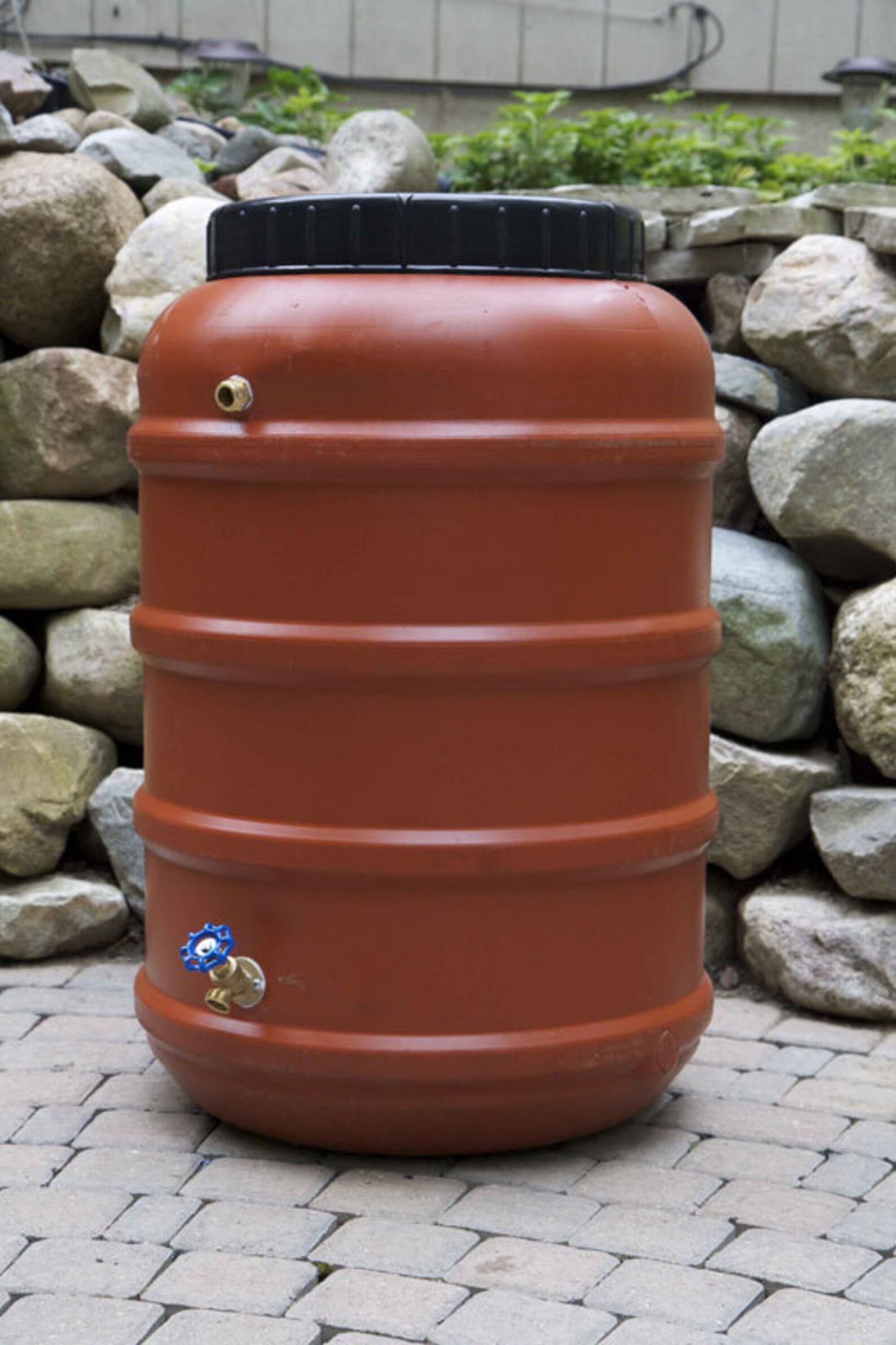 Rain Barrel DIY Kit Used Food Grade Barrel 58 Gallon Size Etsy